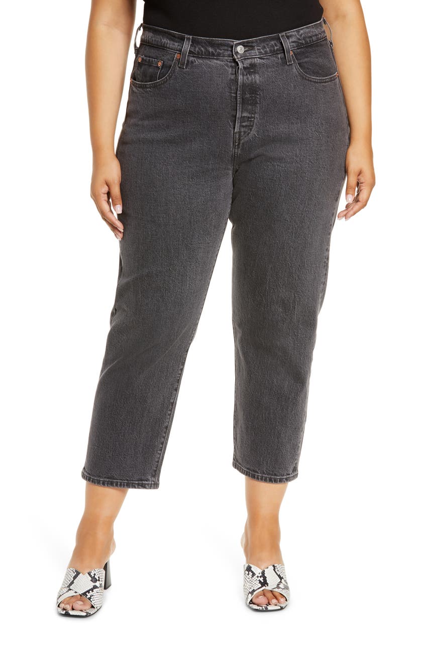 Levi's | 501® High Waist Crop Straight Leg Jeans | Nordstrom Rack