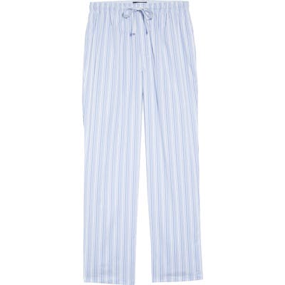Nordstrom Shop Poplin Pajama Pants, Blue