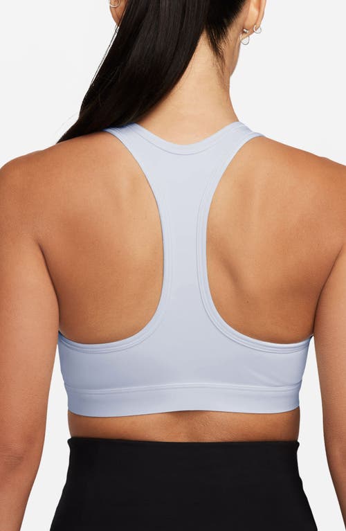 Shop Jordan Jumpman Dri-fit Padded Sports Bra In Football Grey/white