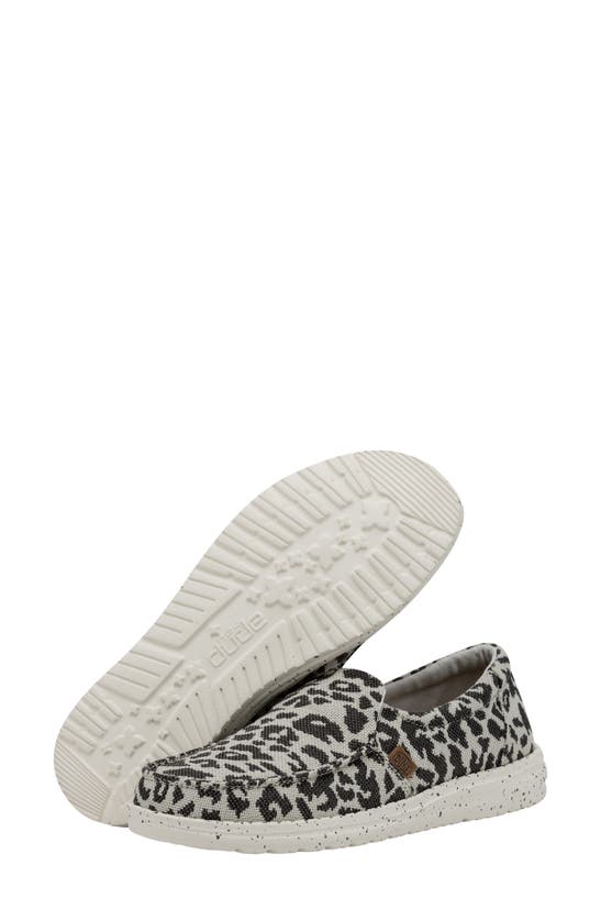 Shop Hey Dude Misty Slip-on Sneaker In Cheetah Grey