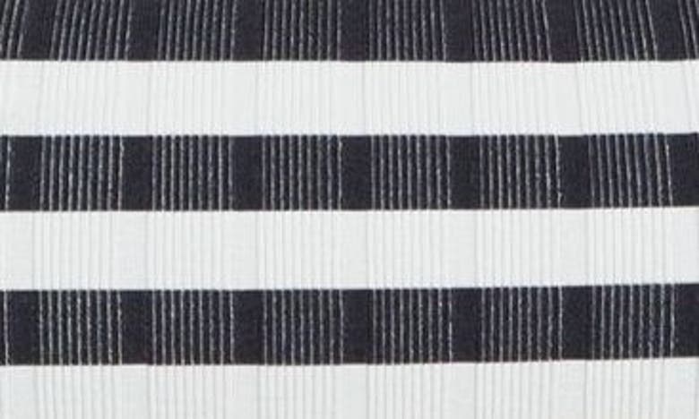 Solid & Striped The Elle Top Blackout X Marshmallow Xs In Blackout X Marshmallow