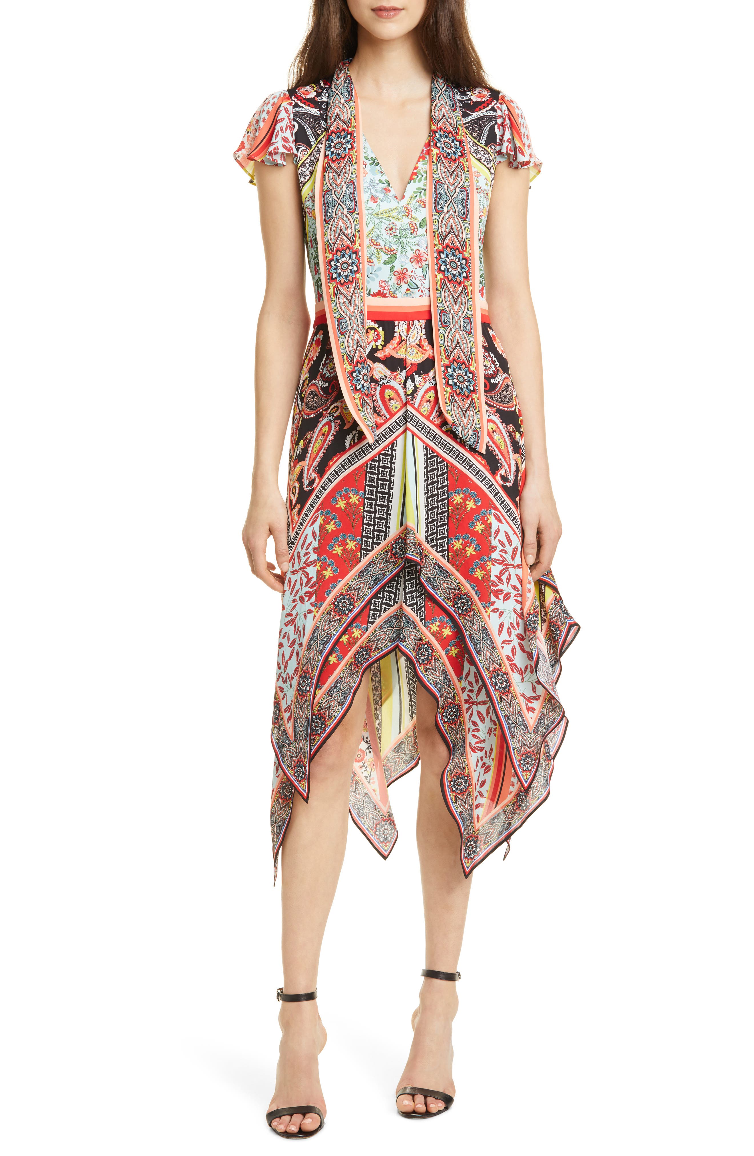 alice and olivia tamara dress