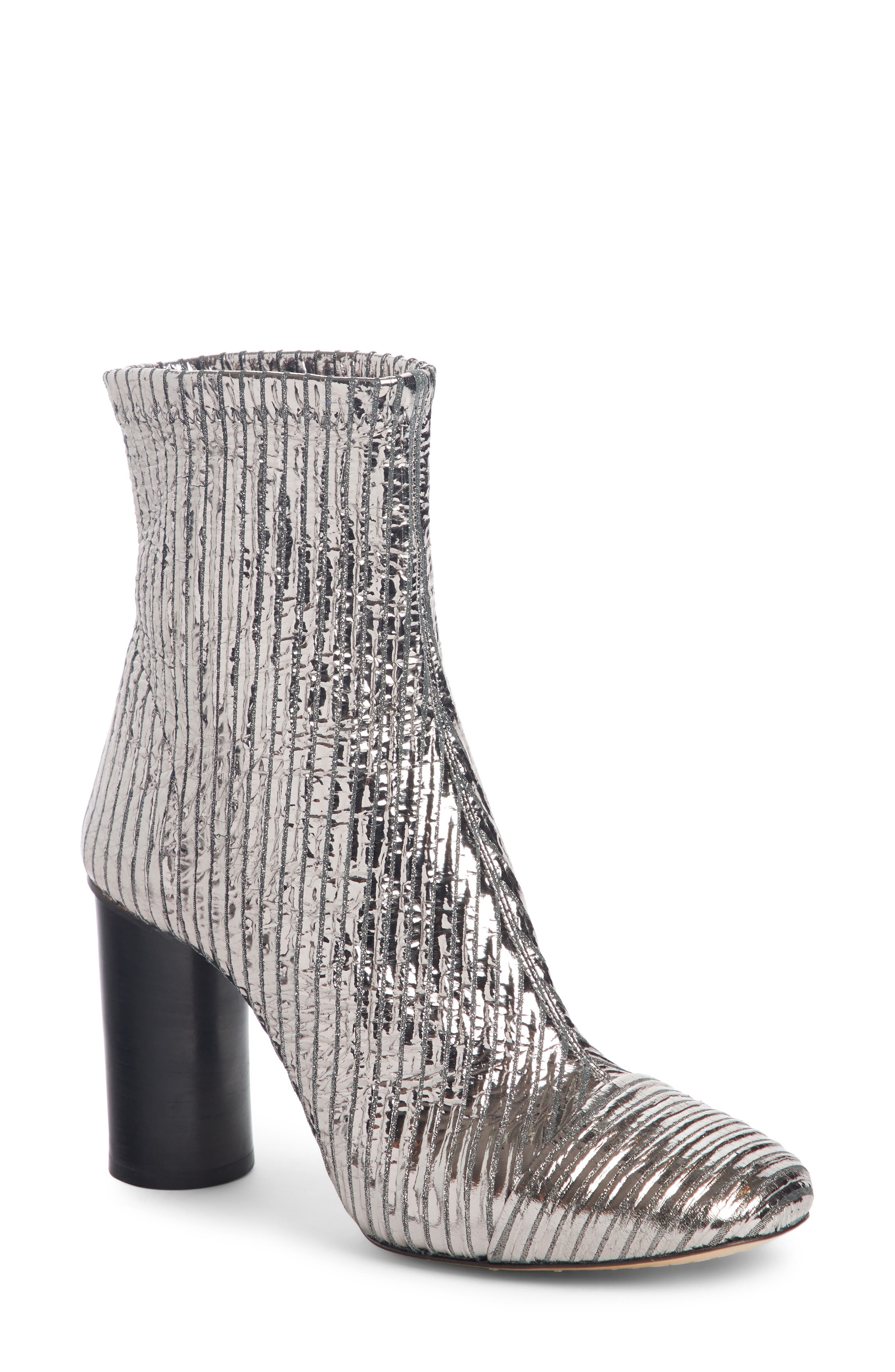 metallic booties nordstrom