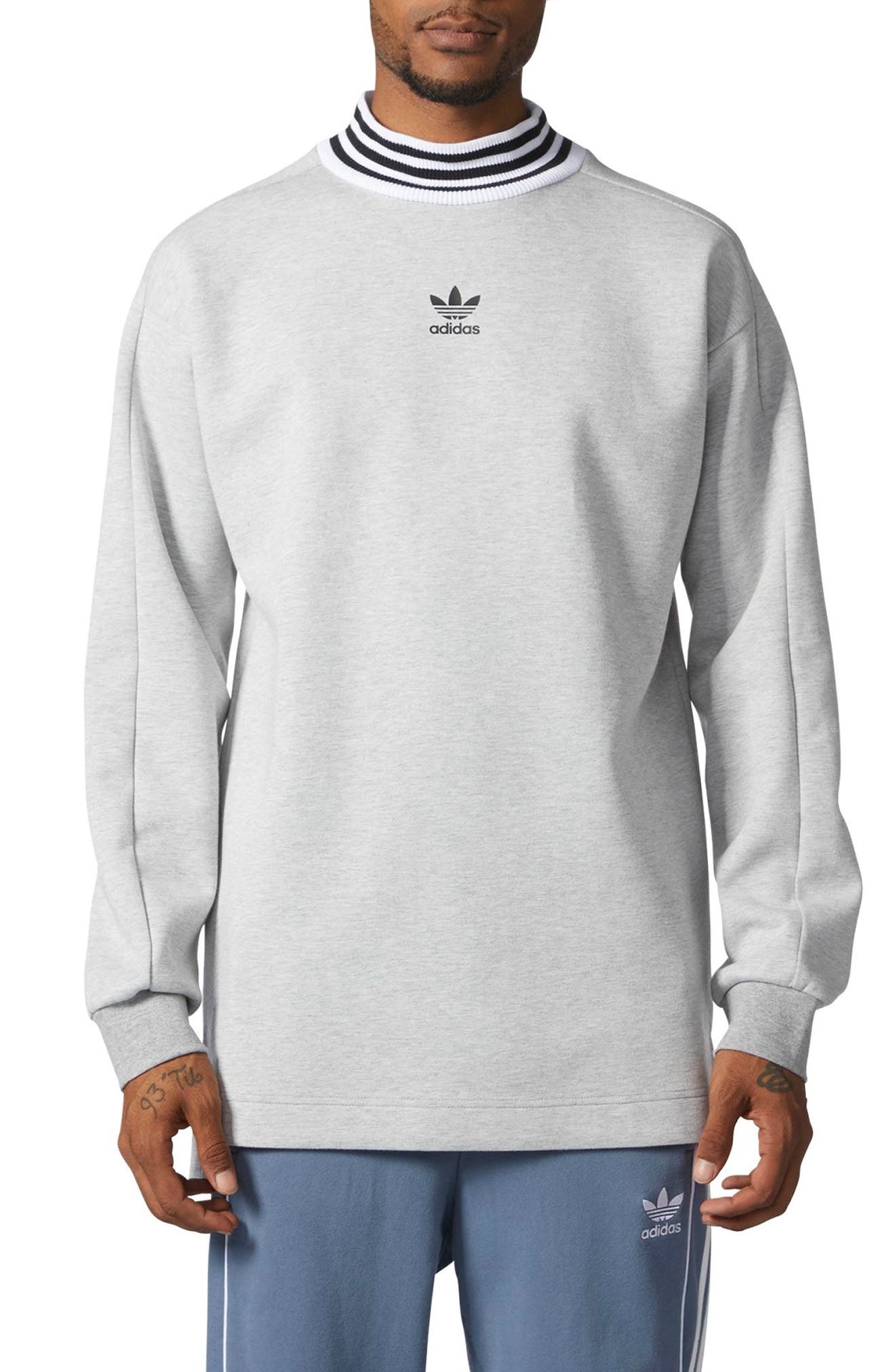 adidas Originals Mock Neck Sweatshirt 