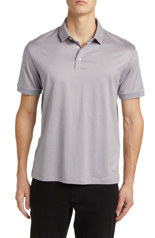 Emporio Armani Lyocell & Cotton Polo at Nordstrom