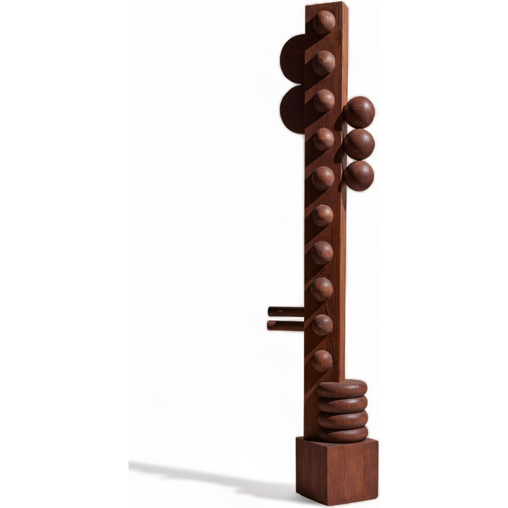 Meso Goods Nunca Wood Sculpture In Brown