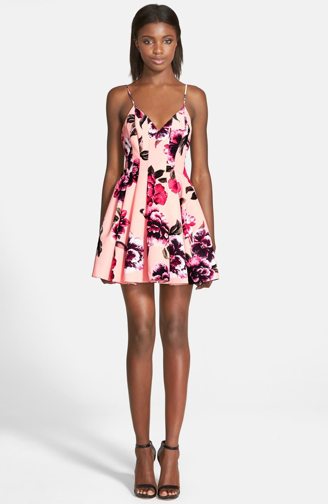 Keepsake the Label 'Star Crossed' Floral Print Fit & Flare Dress