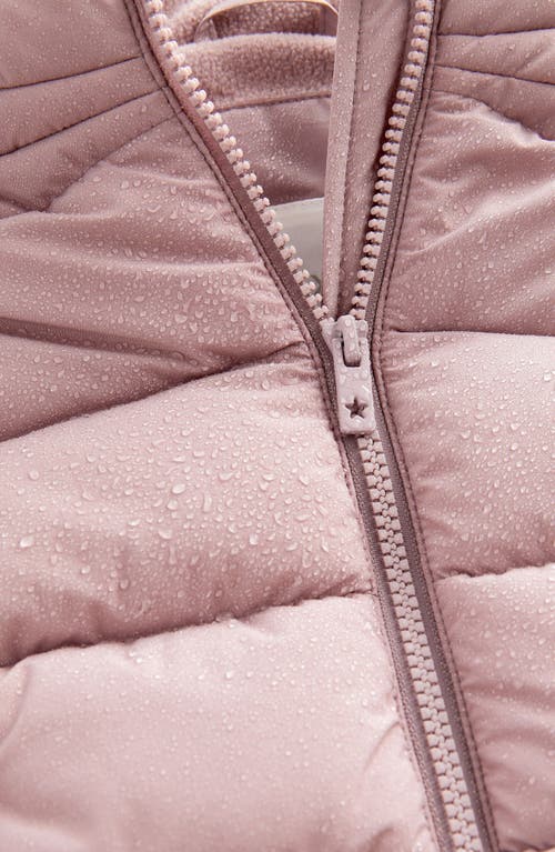 Shop Next Kids' Hooded Puffer Jacket In Pink