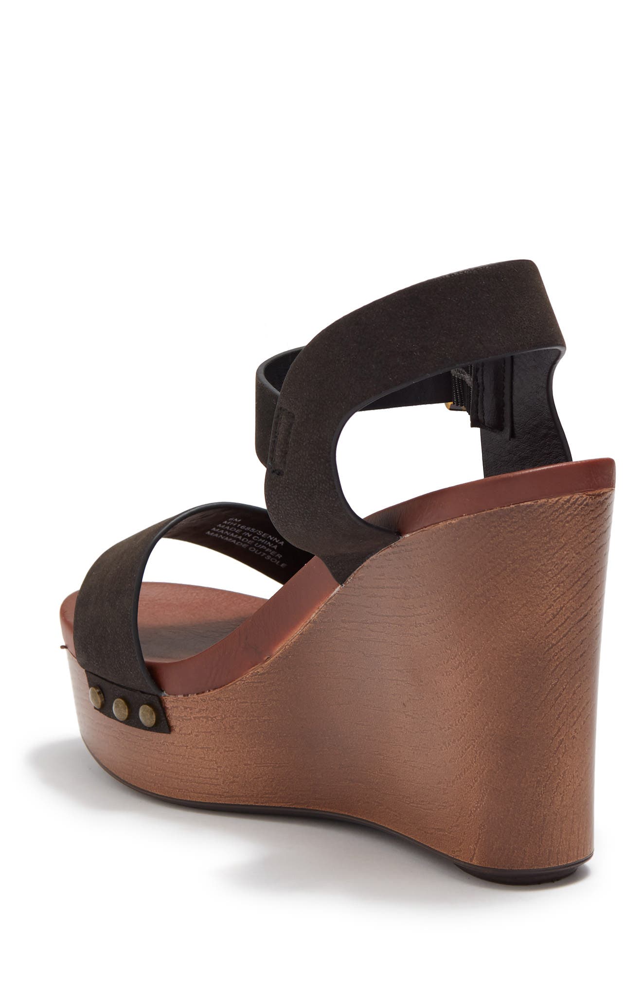 mia black platform sandals