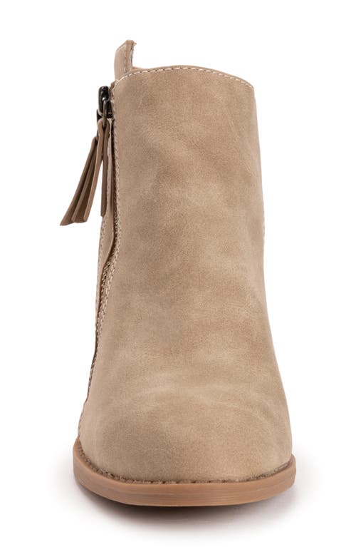 Muk Luks Yellowstone Yardley Bootie In Taupe