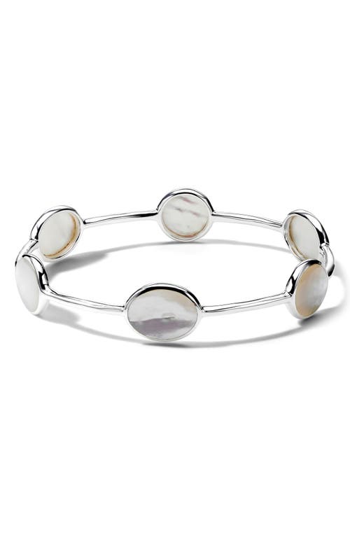 Ippolita Rock Candy Mother-of-Pearl Bangle in Sterling Silver