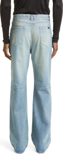 Balmain 70s Flare Track Pants in Blue