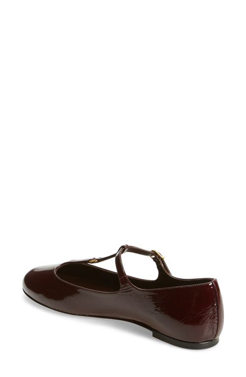 Shop Chloé Marcie Mary Jane Flat In 620 Plum Purple