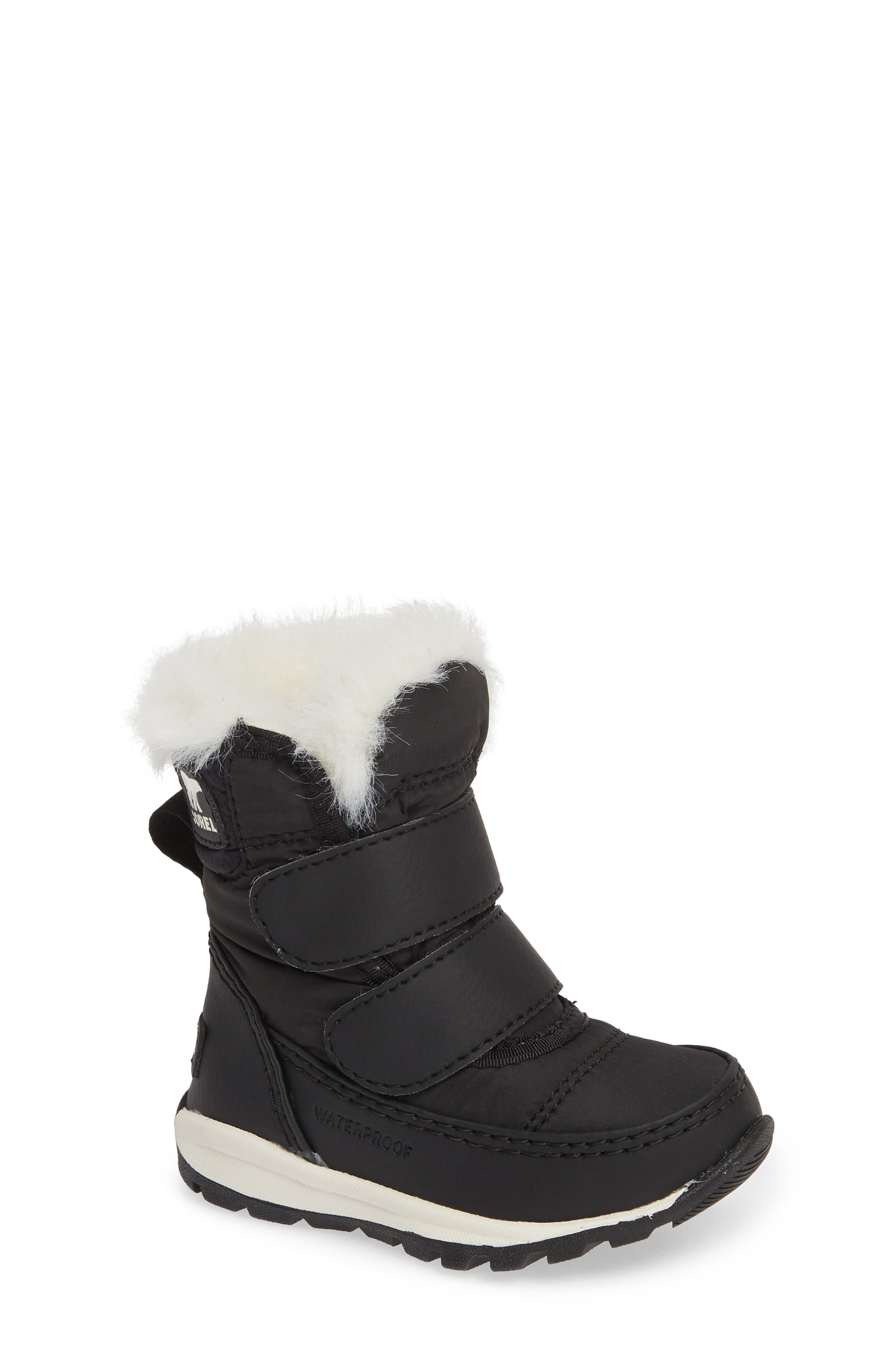 sorel whitney waterproof faux fur boot