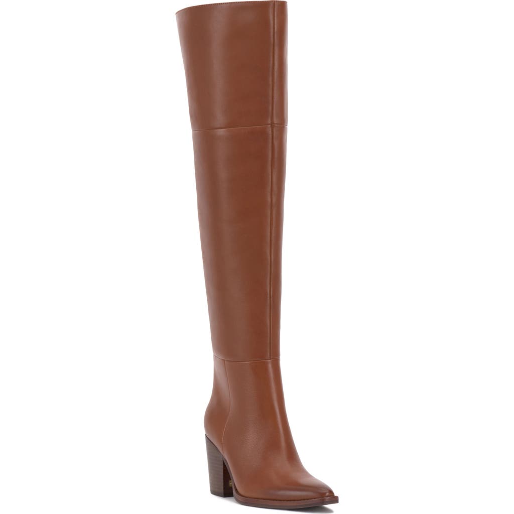Vince Camuto Women's Paulie Over-the-knee Boots In Whiskey Brown Leather