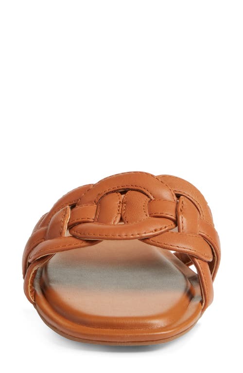 Nordstrom Carolina Slide Sandal In Tan Toffee