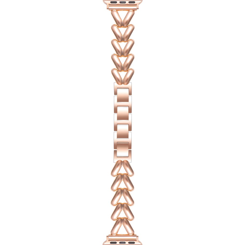 The Posh Tech Caroline Bracelet Apple Watch® Watchband In Rose Gold