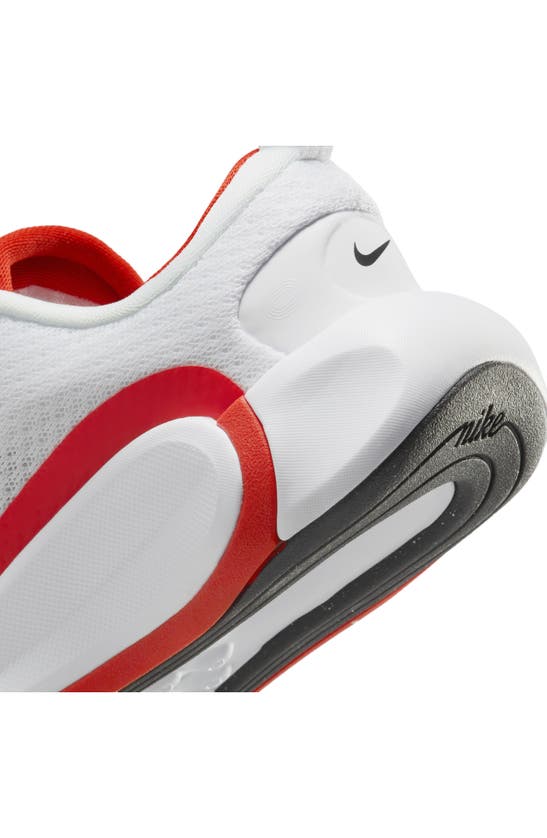 Shop Nike Kidfinity Sneaker In White/ Red/ Tart/ Black