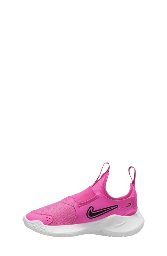 Shop Nike Flex Runner 3 Slip-on Shoe In Laser Fuchsia/ Black