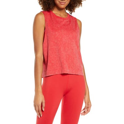 Soul By Soulcycle Seamless Crop Tank, Red