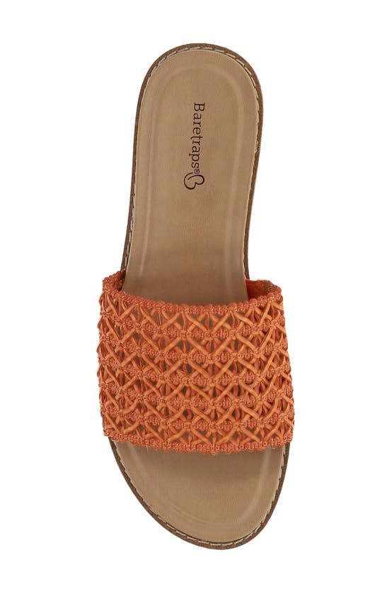 Shop Baretraps Noya Slide Sandal In Orange Aid