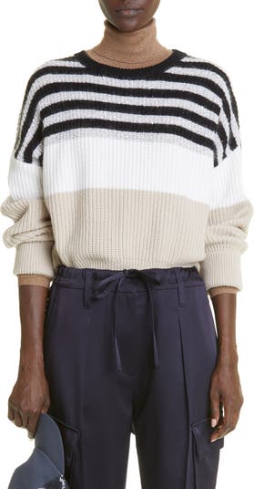 New Brunello Cucinelli Sequin Cashmere Sweater , size XL