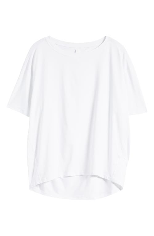 Zella Equilibrium Cocoon T-shirt In White