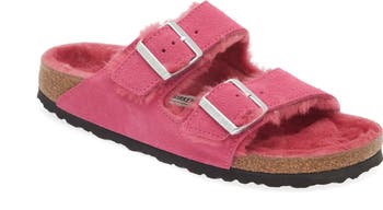 Fuzzy birkenstocks deals