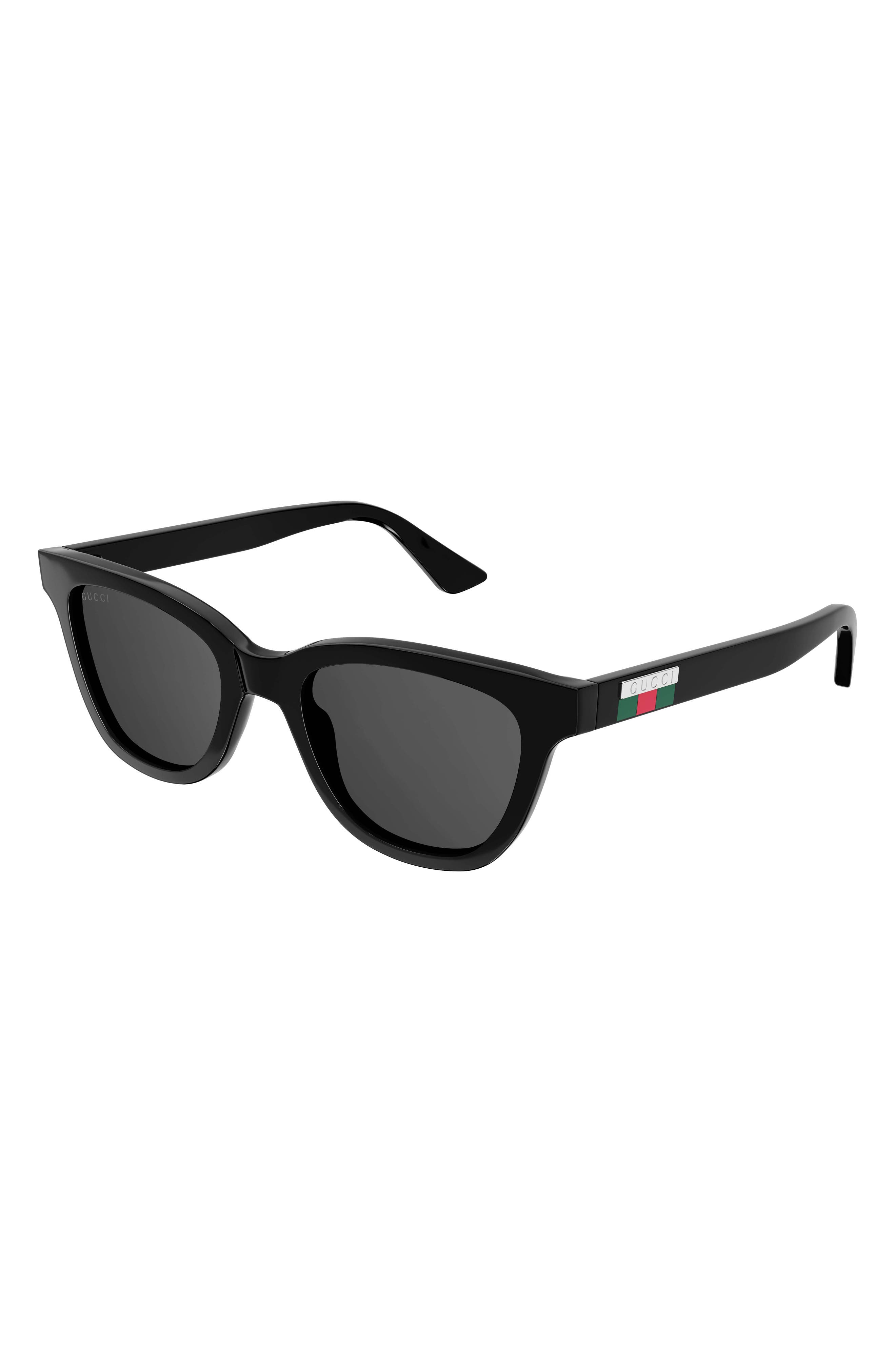 Gucci 51mm Rectangular Sunglasses in Black at Nordstrom