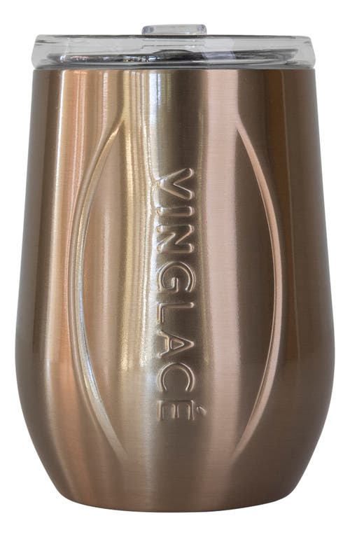 Vinglacé Stemless Wine Glass in Copper