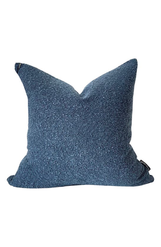 Modish Decor Pillows Bouclé Accent Pillow Cover In Blue Tones