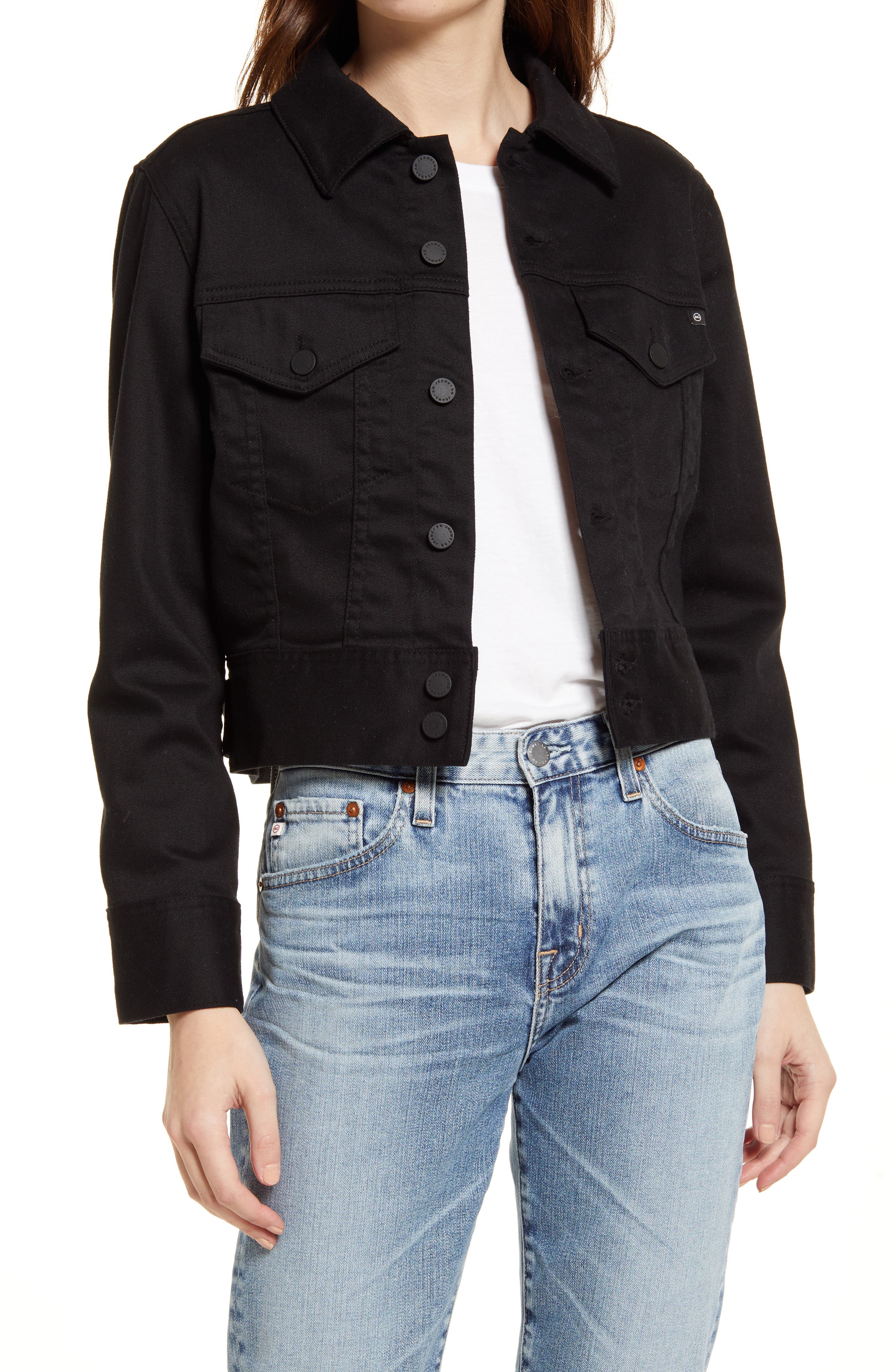 black jean denim jacket