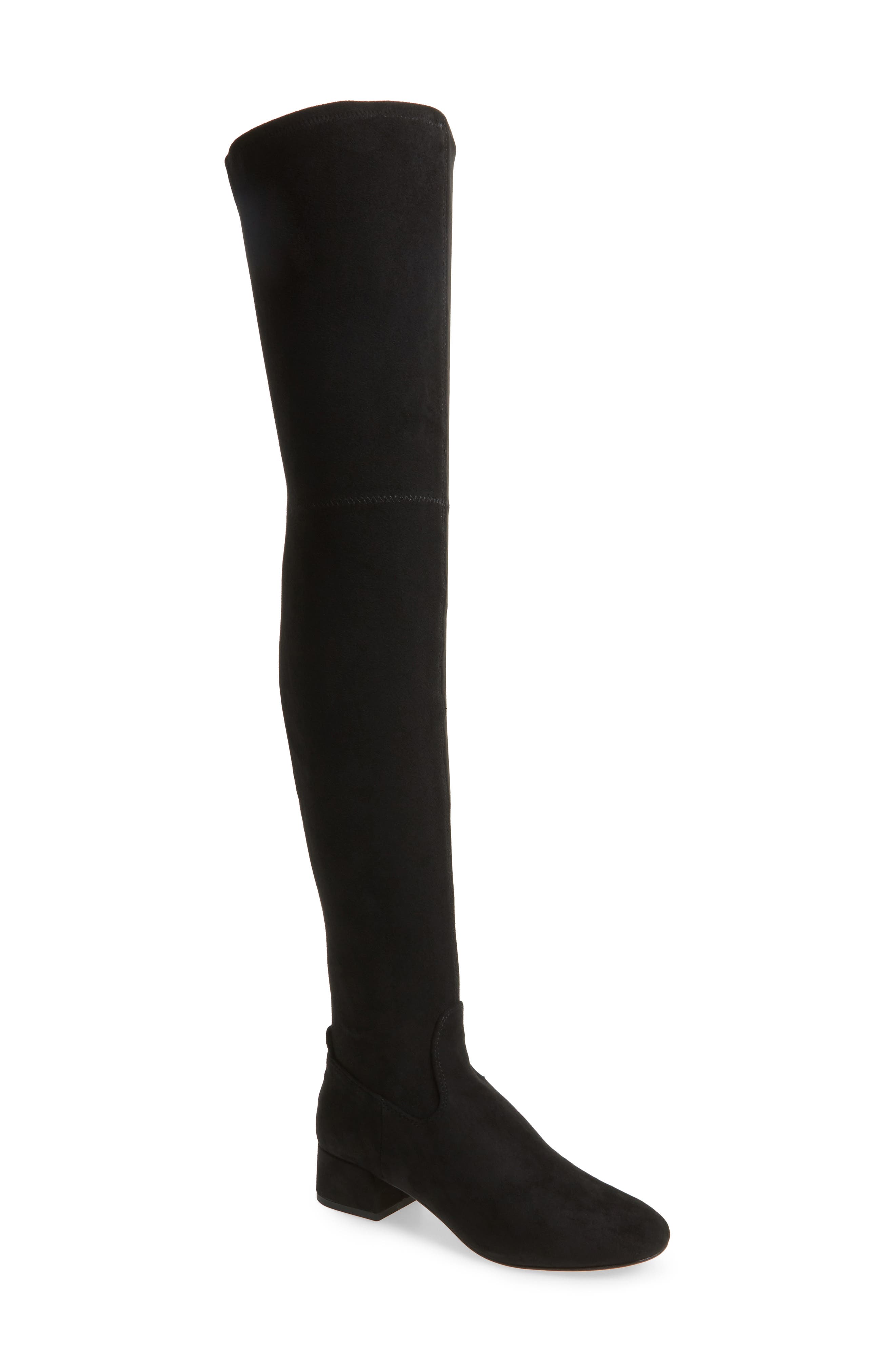 dolce vita black over the knee boots