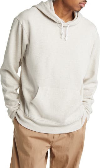 Boss Bodywear Authentic French Terry Zip Up Hoodie in Gray