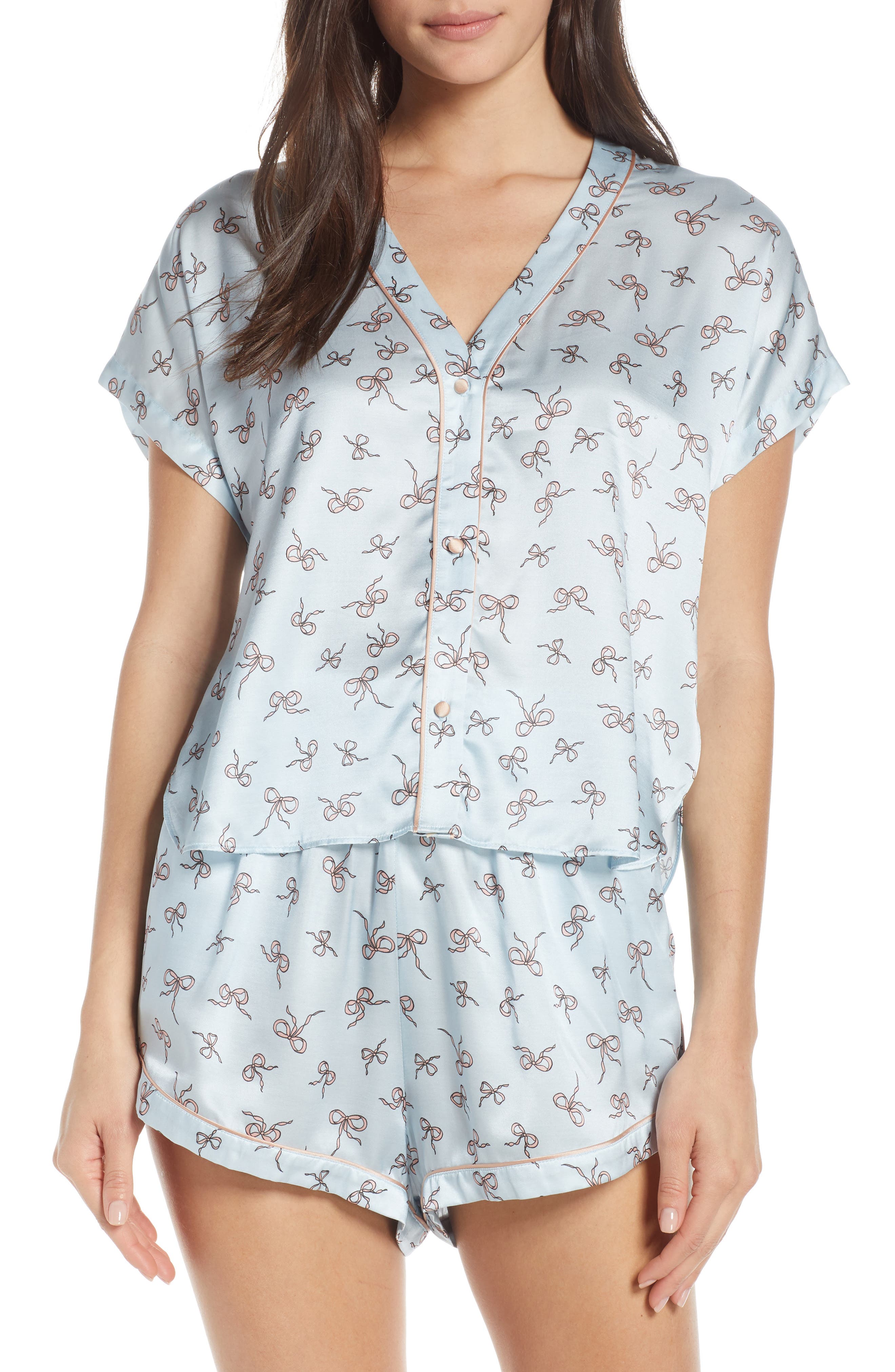 Morgan Lane Joanie Pajama Top, Blue