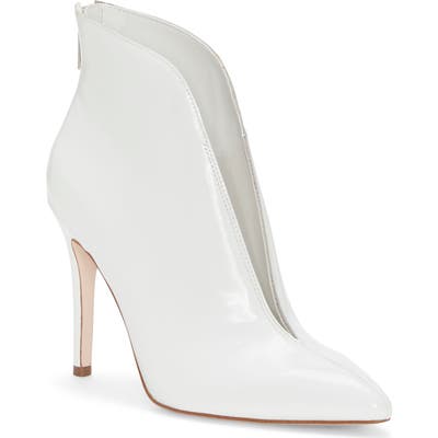 Jessica Simpson Piercie Pointy Toe Bootie, White