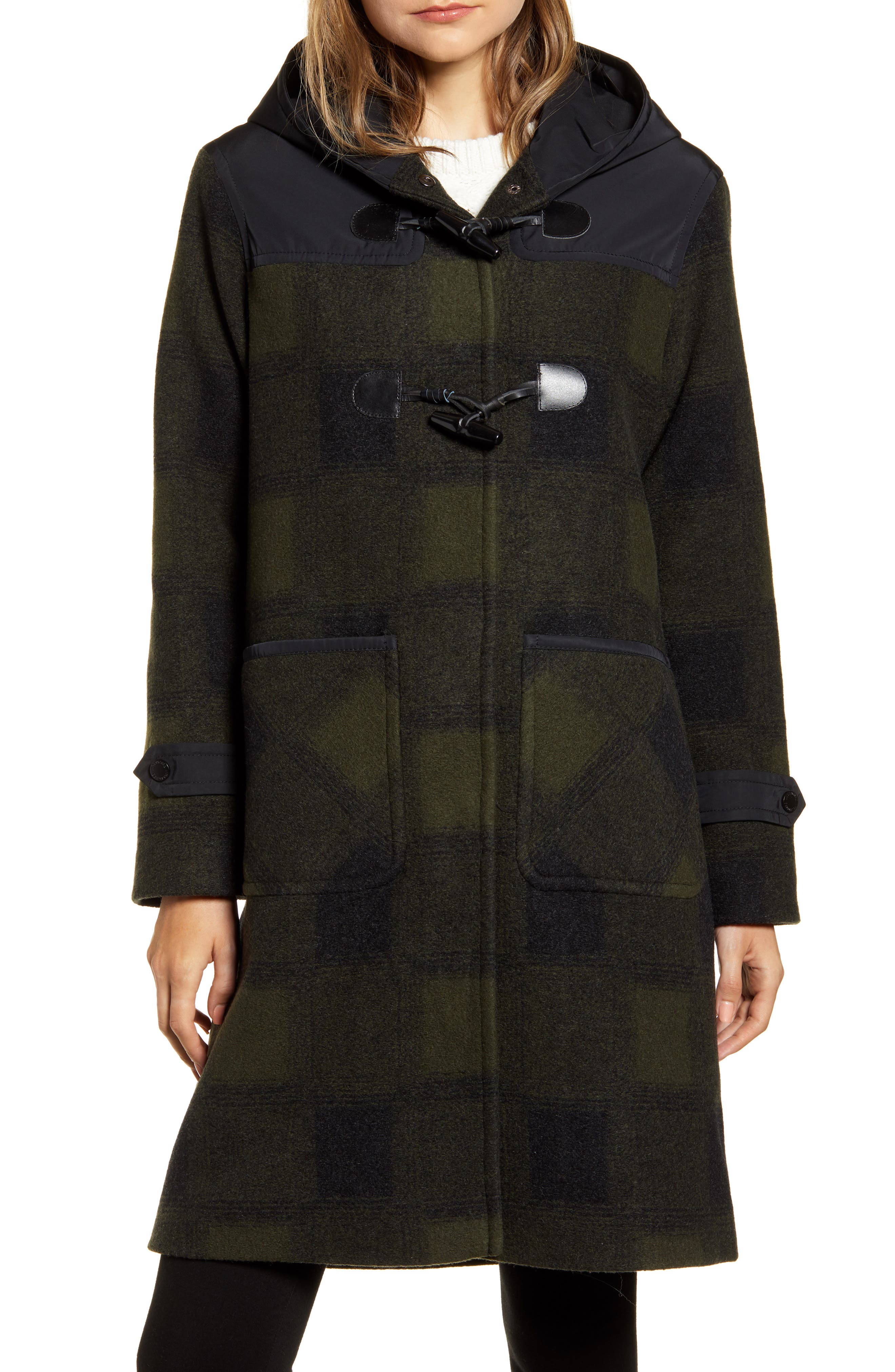 Marc new york textured wool duffle coat Clearance