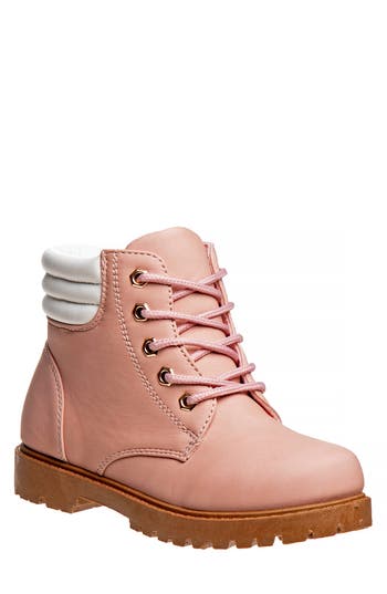 Rugged Bear Colorblock Hiker Boot In Pink