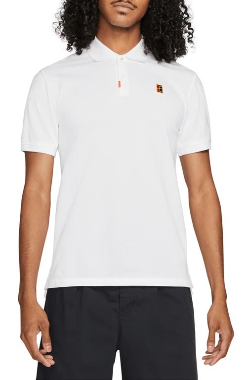 Nike Slim Fit Polo in White at Nordstrom, Size Large