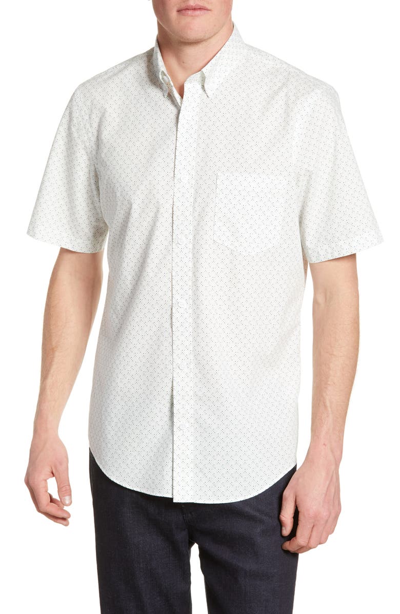 Nordstrom Mens Shop Regular Fit Short Sleeve Button-Down Shirt | Nordstrom
