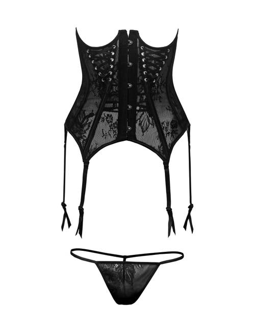 Shop Adore Me Alice Underbust Corset In Black