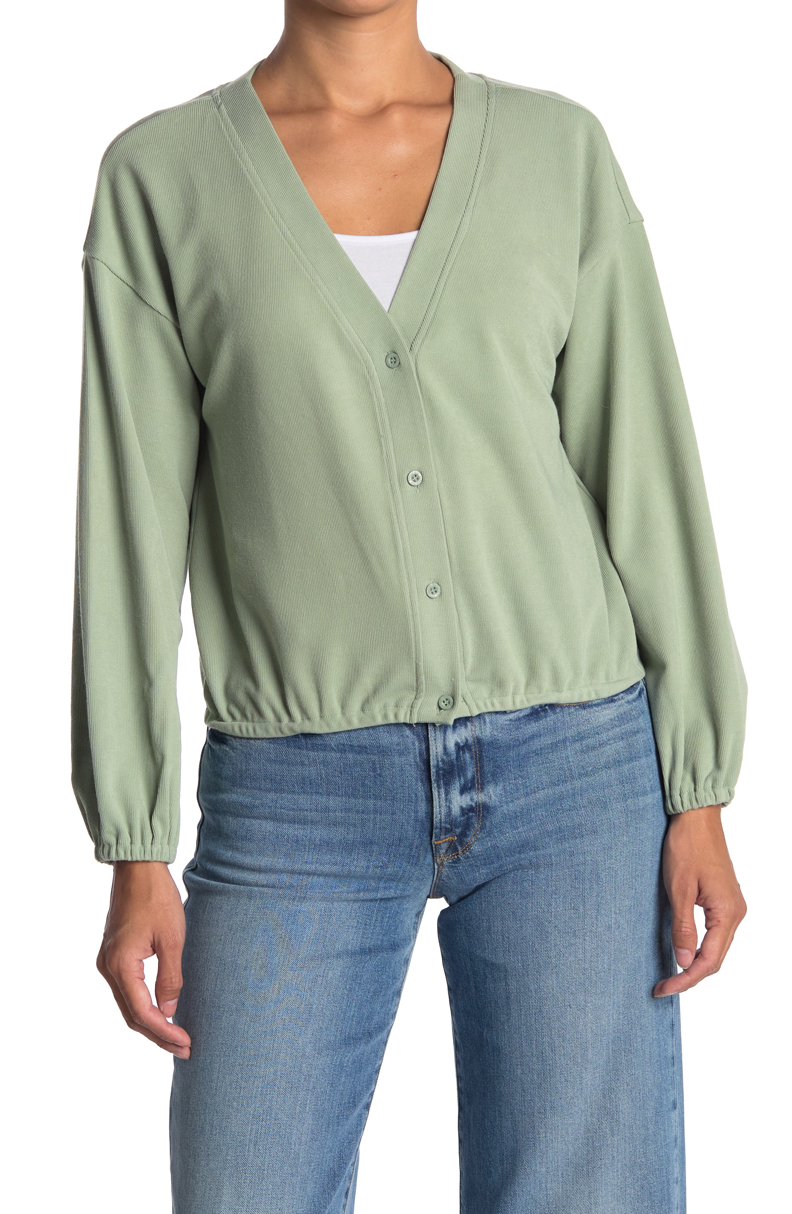 sophie rue edaline slouchy textured button detail pullover