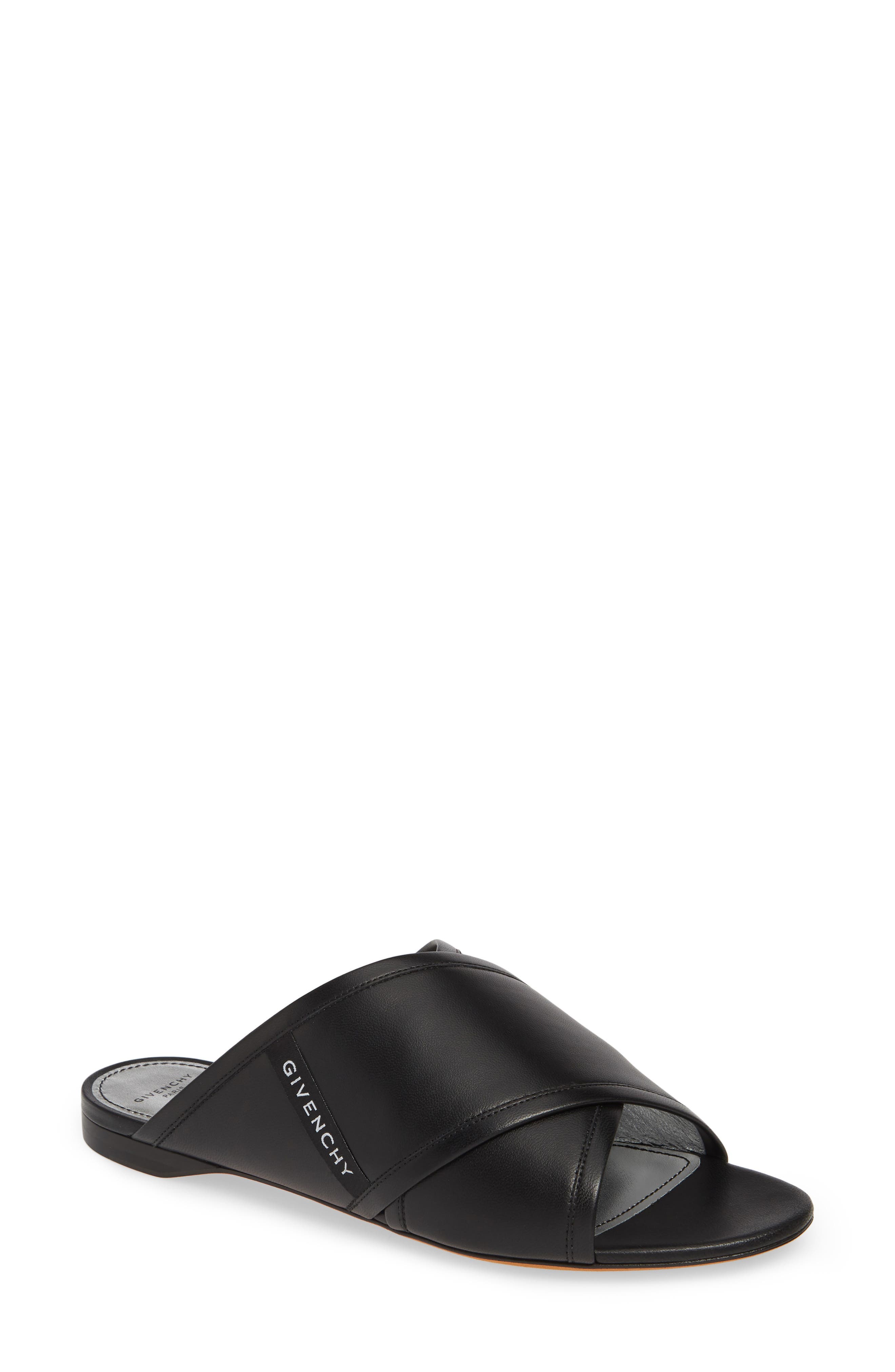 Givenchy Rivington Crisscross Sandal, Black