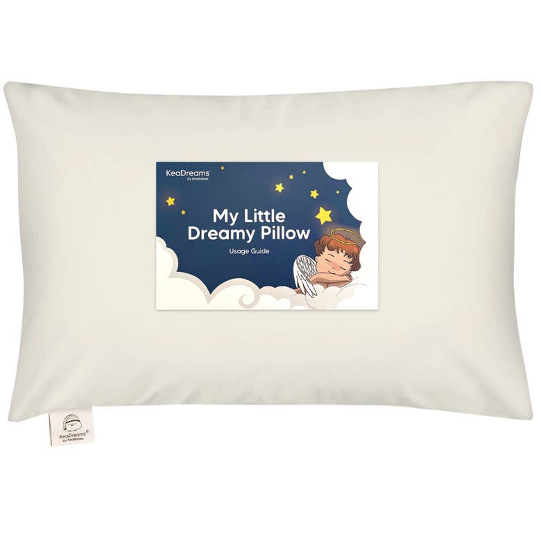 Shop Keababies Toddler Pillow With Pillowcase In Natural Tan