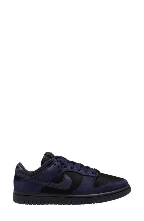 Nike Dunk Low Lx Sneaker In Black/purple Ink/black