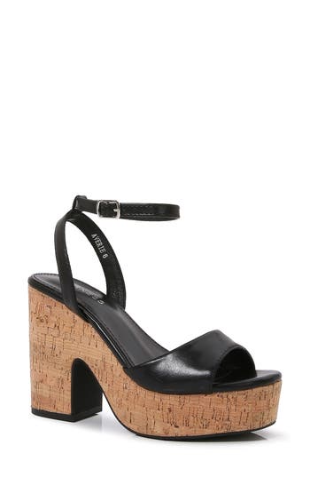 BERNESS BERNESS AVERIE CORK PLATFROM SANDAL