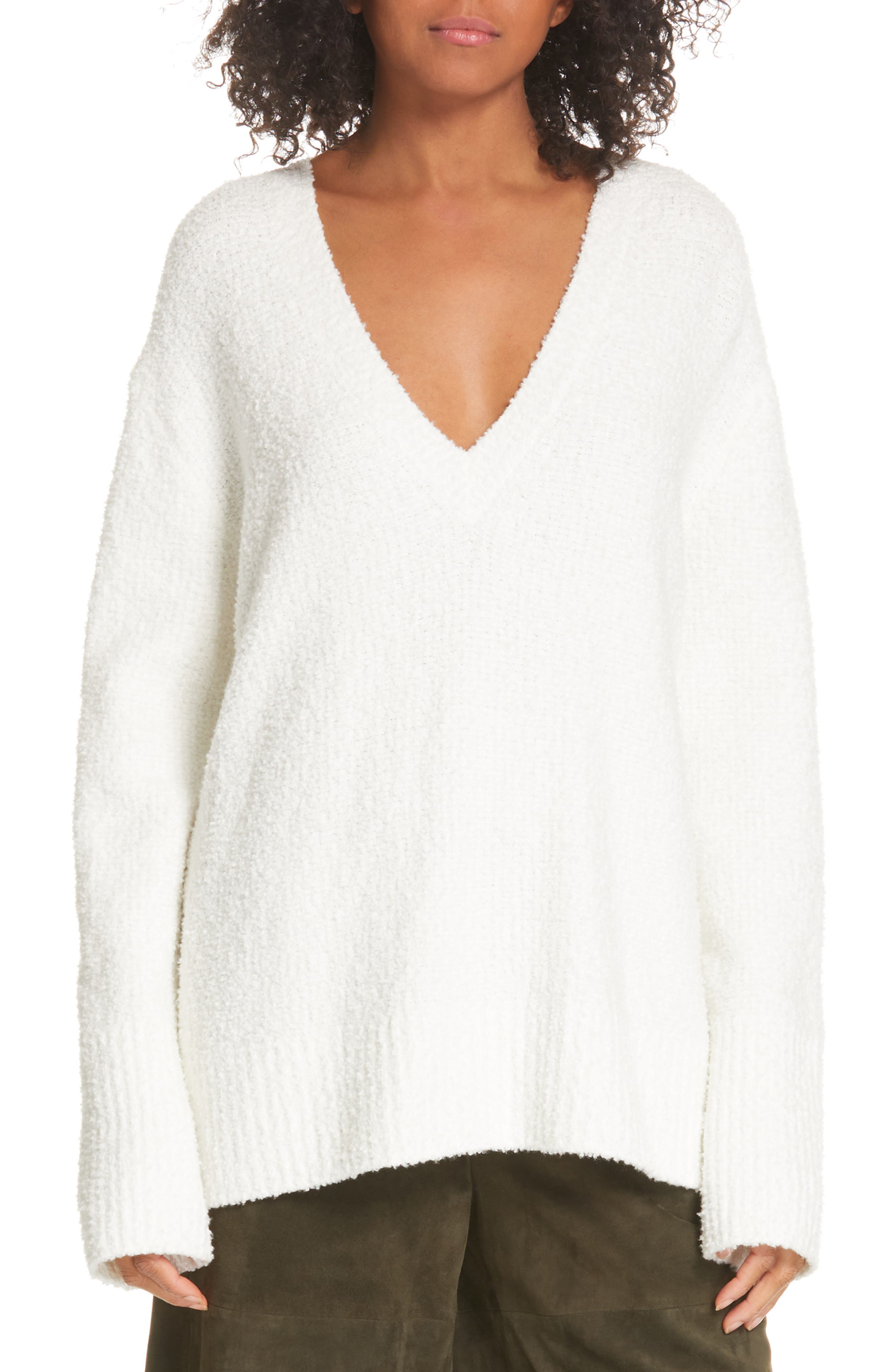 Vince Sweaters Textured Tunic Sweater