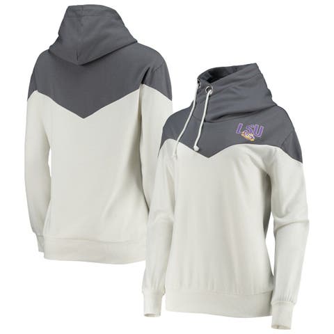 Women's Gameday Couture Black/White UCLA Bruins Victory Tri-Color Pullover Hoodie Size: Small
