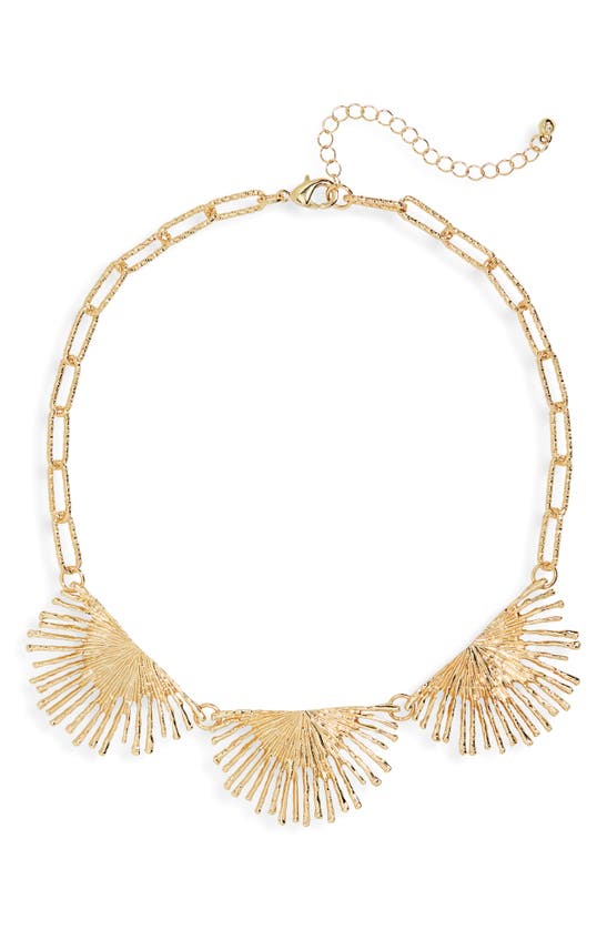Nordstrom Sunburst Collar Necklace In Gold