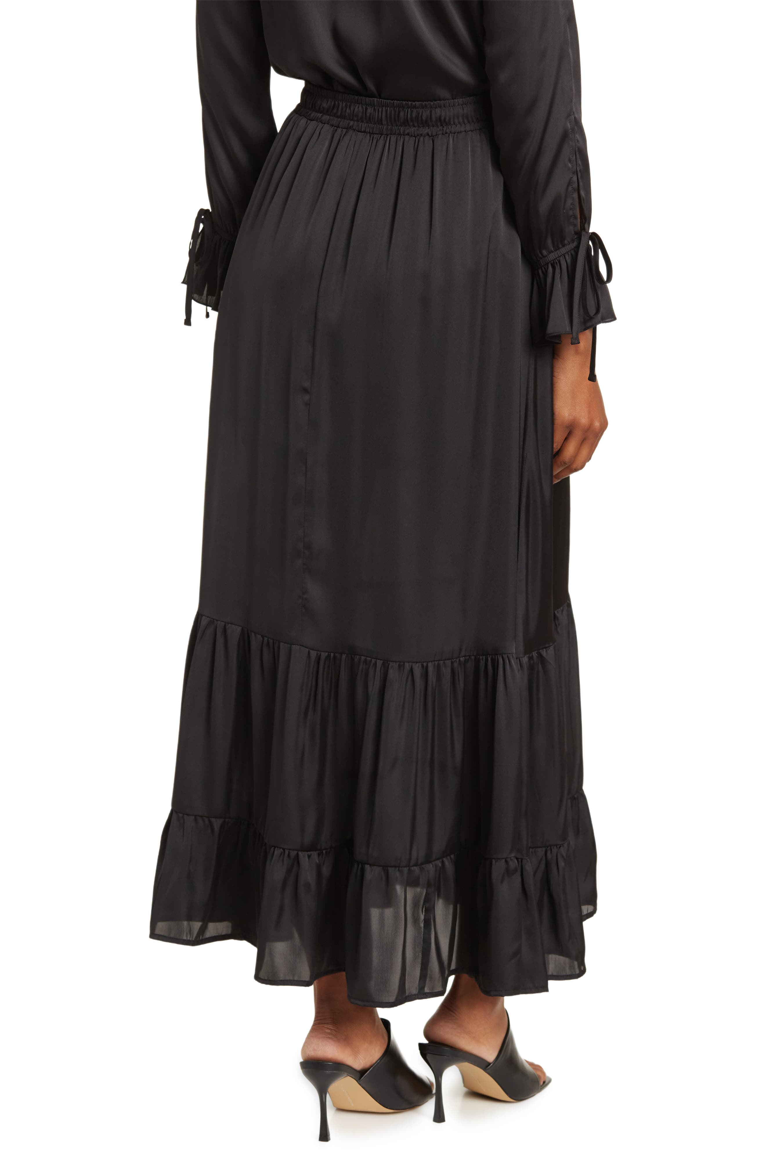 World Ruffle Hem Maxi Skirt | Nordstromrack
